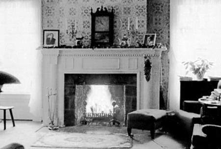 Living room in Sodus, 1959